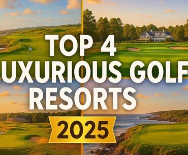 Top 4 luxurious golf resorts in the us for 2025