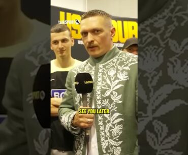 "See you later GYPSY QUEEN!" When Oleksandr Usyk goaded Tyson Fury with an iconic insult
