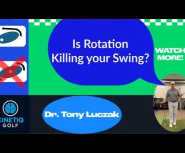 Is Rotation Killing Your Golf Swing? Learn how to properly pivot, not just rotate and spin out!