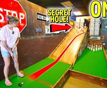 Crazy ONE OF A KIND Mini Golf Course!