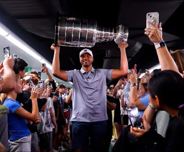 Seth Jones' Day with the Stanley Cup