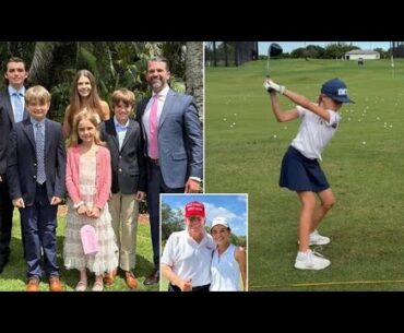 Trump's Granddaughters Hit the Green: Golf, Family & Viral Moments!