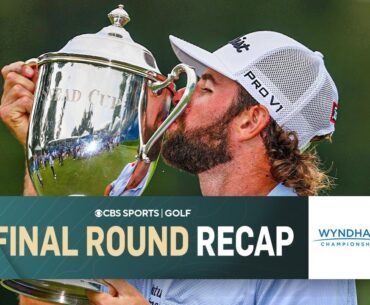 Cameron Young wins 2025 Wyndham Championship, earns 1st career PGA Tour Title | Final Round Recap