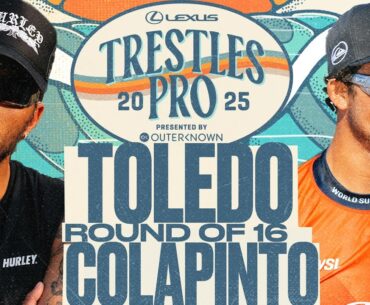 Griffin Colapinto vs Filipe Toledo | Lexus Trestles Pro presented by Outerknown 2025 - Round of 16