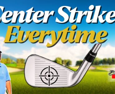 Simple Golf Swing Drill For Center Strike Every Time & Pure Ball Striking