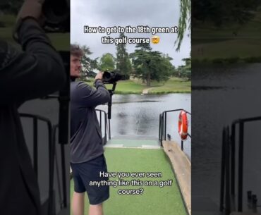 Have you ever seen this on a golf course 😮 #golfers