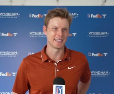 2025 Wyndham Championship   Cam Davis Sunday Flash Interview