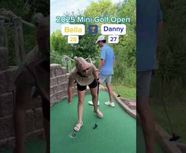 Bella vs Danny CHAMPIONSHIP MATCH 🏆 - 2025 Mini Golf Open (Holes 13-14) #golf #minigolf #viral
