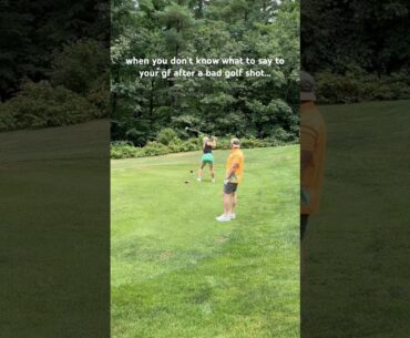 HILARIOUS Reaction to Bad Golf Shot