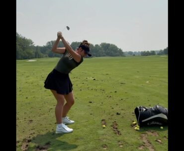 Range work #golf #golfswing #golfgirl #golfer #golfing #golftips #golfaddict