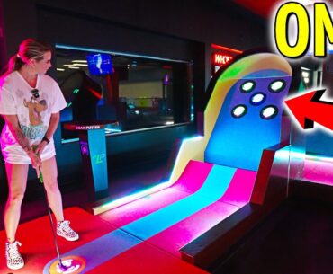 We Played INSANE High-Tech Mini Golf and You Won't Believe What Happened!