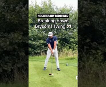 Bryson DeChambeau generates so much power 💪👀 #golf #LIVGolf #brysondechambeau