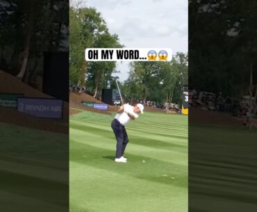 LEE WESTWOOD CHIPS IT IN FOR EAGLE 🦅  #golf #LIVGolf