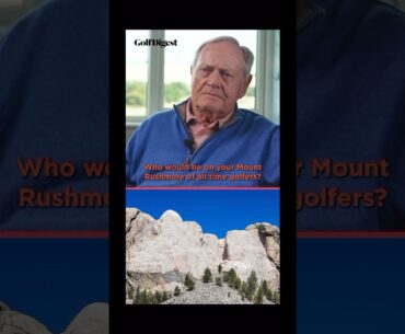 Jack Nicklaus Reveals His Golf Mt. Rushmore 🐐🏔️