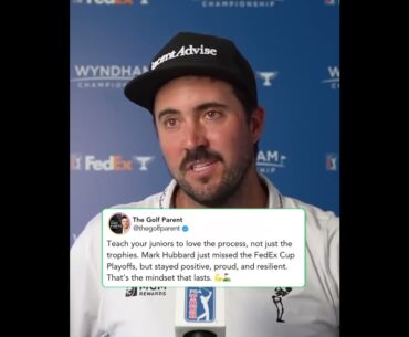Mark Hubbard Shows the Mindset Every Junior Golfer Should Learn: Effort Over Outcome 💪