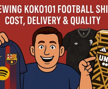 Unboxing 3 Football Shirts from Koko101! | Barcelona, Juventus & Copenhagen 25/26 Kit Review