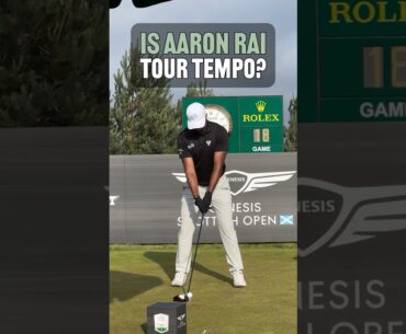 Aaron Rai’s golf swing in 2025. Is it Tour Tempo?🔥 #golf
