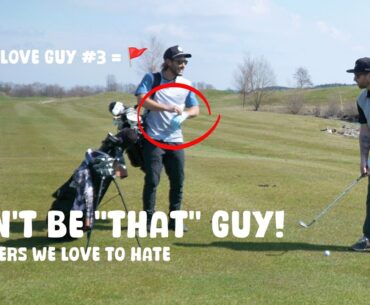 DON'T Be "That" Guy on the Golf Course… | 5 Golfers we love to hate 😅 #DirbieGolf #GolfGlove