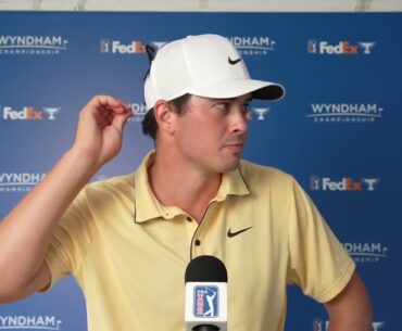 Davis Thompson on Near-Miss for FedExCup Playoffs | 2025 Wyndham Championship