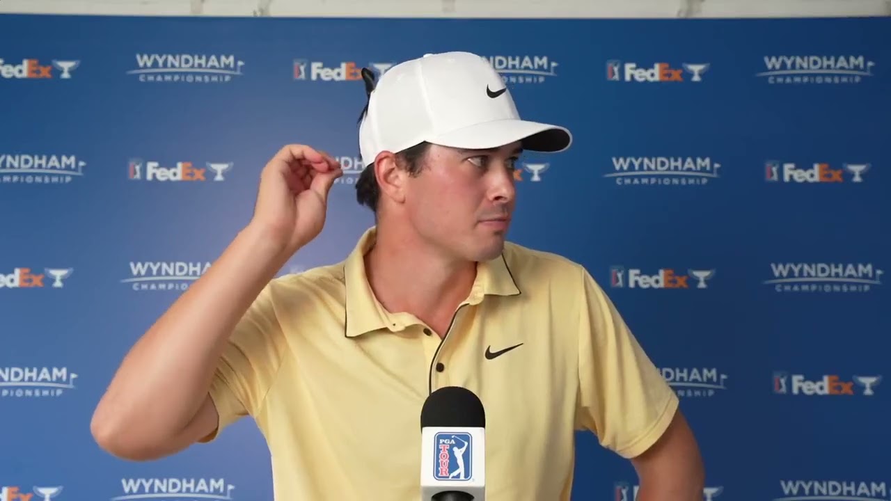 Davis Thompson on Near-Miss for FedExCup Playoffs | 2025 Wyndham Championship Davis Thompson on Near-Miss for FedExCup Playoffs | 2025 Wyndham Championship