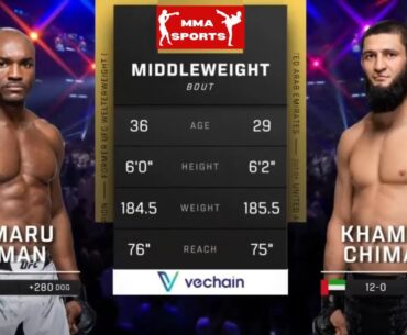 Khamzat Chimaev vs Kamaru Usman | Full Fight Highlights #ufc #khamzatchimaev #kamaruusman #ufc308