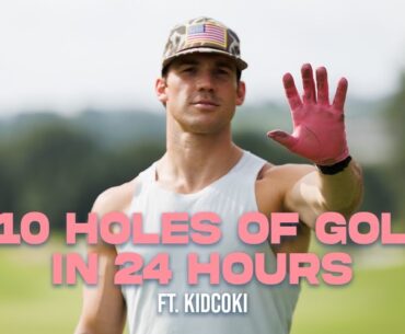 GOLFER PLAYS 810 HOLES OF GOLF IN 24 HOURS USING 1 PAIR OF BRUCE BOLT GLOVES