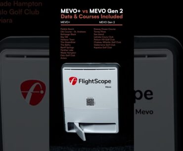 Mevo Gen 2 comparison to the Mevo+  #golfequipment #golfsimulator #indoorgolf #shorts