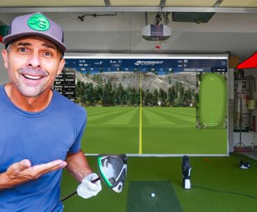 I Built a Golf Simulator That’s Better Than Most Driving Ranges!