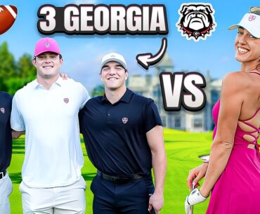 Can Sabrina Andolpho Beat 3 TOP Georgia Football Players ?