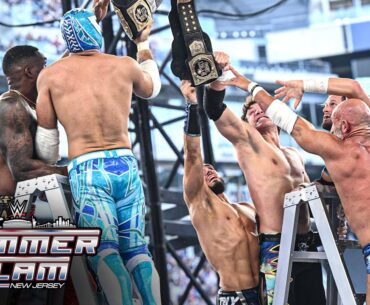 WWE Tag Team Title Six-Pack TLC Match: SummerSlam 2025 highlights