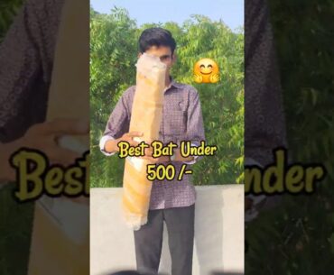 Best Cricket Bat Under ₹500 #cricket #unboxing