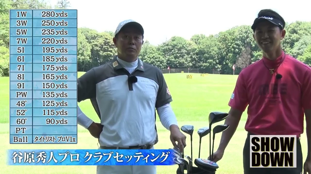 【完全ノーカット版】谷原秀人のクラブセッティング紹介【SHOWDOWN #1 谷原秀人vs阿久津未来也】 【完全ノーカット版】谷原秀人のクラブセッティング紹介【SHOWDOWN #1 谷原秀人vs阿久津未来也】