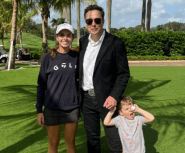 Kai Trump, Elon Musk and son