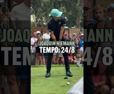 #1 golfer on LIV, Joaquin Niemann, is Tour Tempo!🔥 #golf