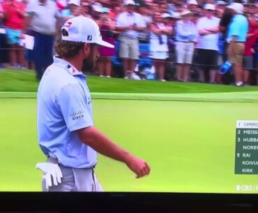 Cameron Young 🇺🇸 wins the Wyndham Championship 2025 ⛳️🎉🎊🎈his 1st career PGA Tour win 8-3-25