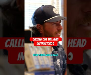We called out the HEAD GOLF INSTRUCTOR… #golf #divotdudes