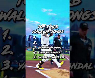BEST Current MLB Walk Up Songs 🔥