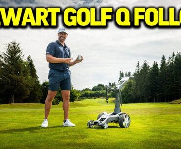 Walk Like a Pro with The Stewart Golf Q Follow Electric Trolley
