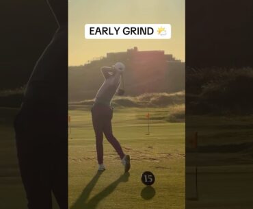 Tom McKibbin grinding at The Open 💪 #golf #TheOpen #LIVGolf