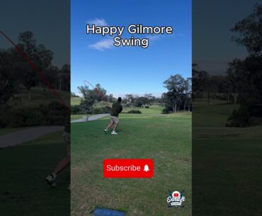 Happy Gilmore Swing #golf #golfshorts #golfswing