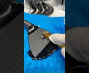 How to EASILY Sharpen YOUR Wedge Grooves for EXTREME Spin #golf #golfshorts #golfwedges