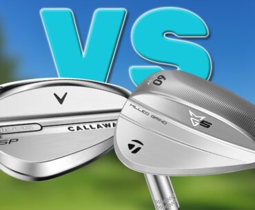 Callaway Opus SP vs TaylorMade MG5 - INSANE Spin For One Of These Wedges!