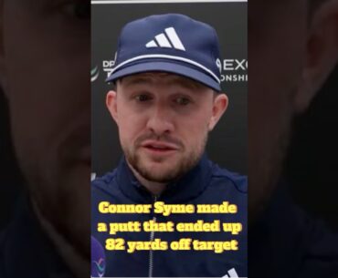 Connor Syme’s 82-Yard Putt Mishit Leaves Golf Fans in Disbelief!