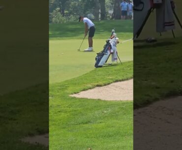 Charlie Woods Hits the Tiger Fist Pump #golf #charliewoods #tigerwoods #pga #golfhighlights #pgatour