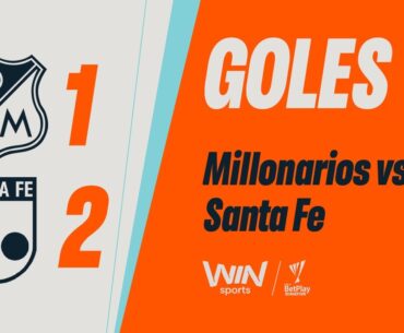 Millonarios vs. Santa Fe (goles) | Liga BetPlay Dimayor 2025-1 | Cuadrangulares - Fecha 6