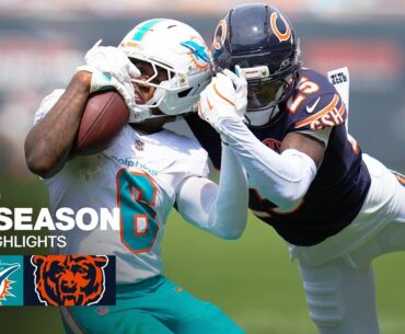 Miami Dolphins vs. Chicago Bears Game Highlights | 2025 Preseason Week 1