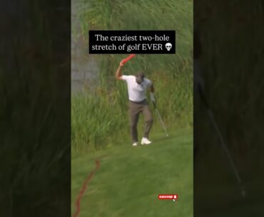 Hayden Buckley insane recovery shot #shorts #highlights #golf