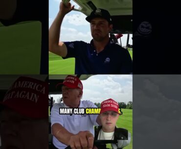 DONALD TRUMP ON GOLF #shorts #trump #donaldtrump