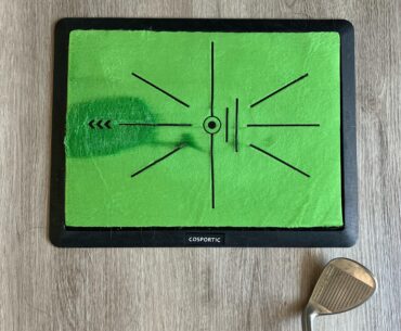 What does a good divot actually look like on this mat?