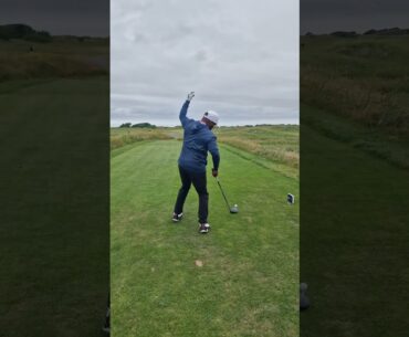 Harold Varner III Teeing off at Final Open Qualifying West Lancs